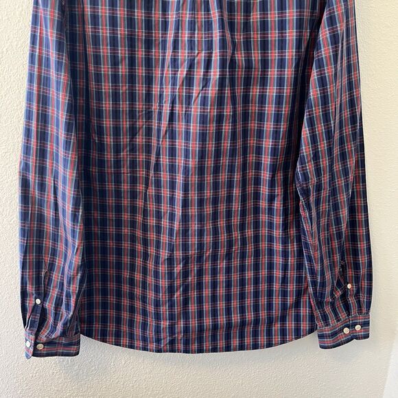 Scotch & Soda Men’s Button Up Shirt Size L Plaid Long Sleeve Preppy Classic - Picture 9 of 14
